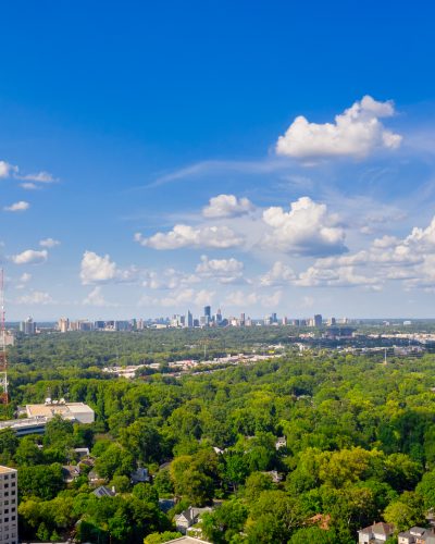 Aerial view Buckhead from Midtown Atlanta Aerial view Buckhead from Midtown Atlanta