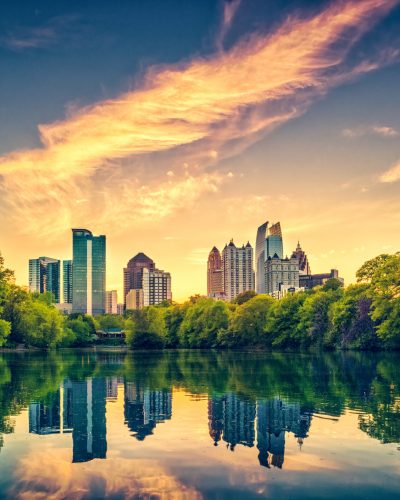 Atlanta Skyline Atlanta Skyline at dusk, Georgia. USA.